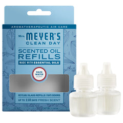 Rain Water Plug In Scented Oil Refill, 2-Pack
