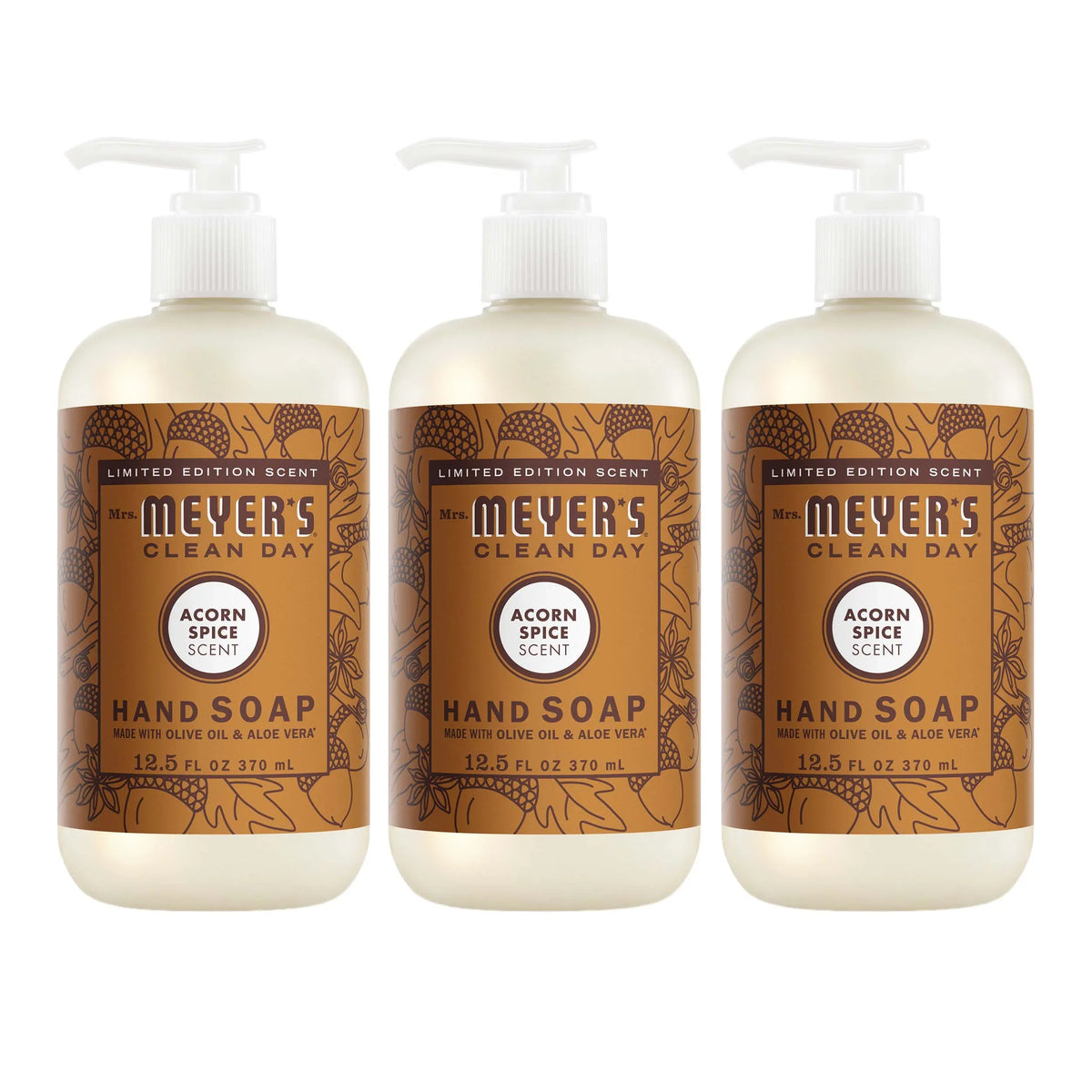 Acorn Spice Liquid Hand Soap 3-count Bundle