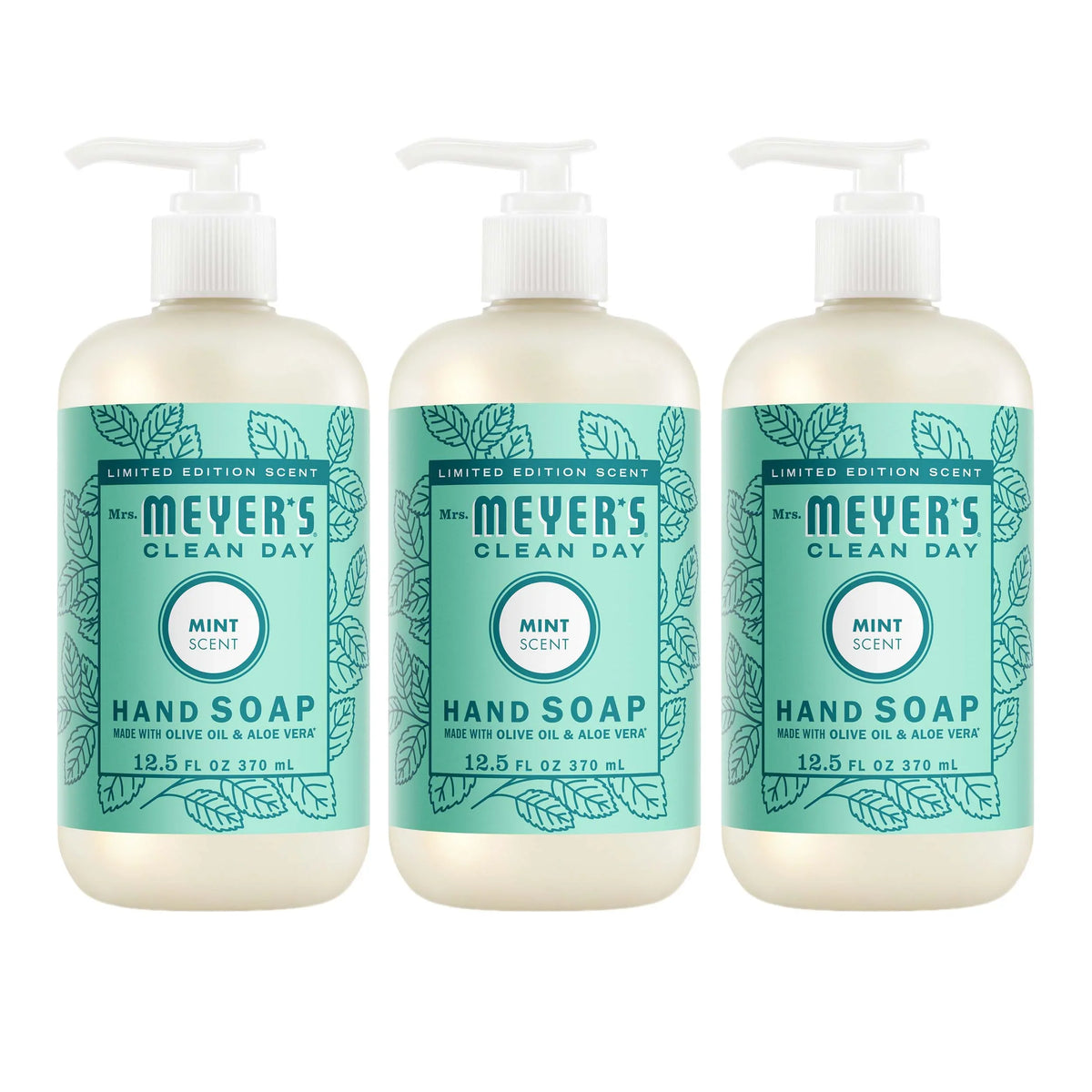 Mint Liquid Hand Soap 3-count Bundle